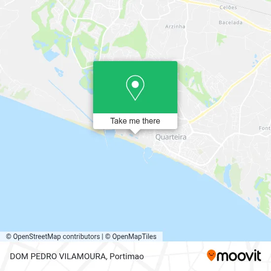 DOM PEDRO VILAMOURA map
