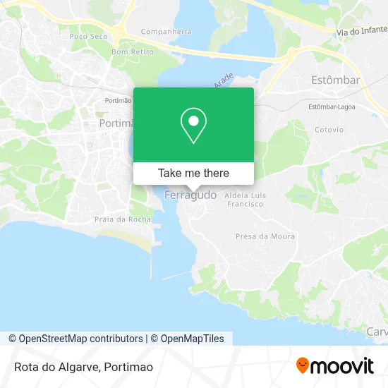 Rota do Algarve map