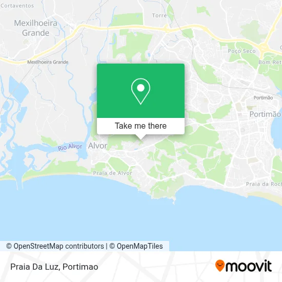 Praia Da Luz map