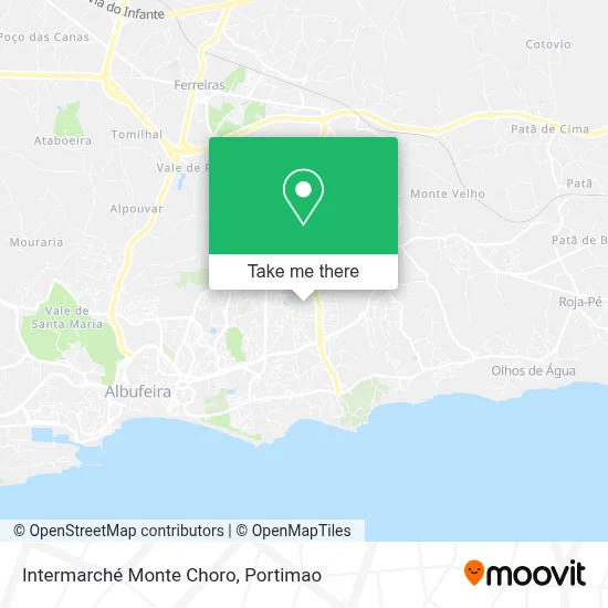 Intermarché Monte Choro map
