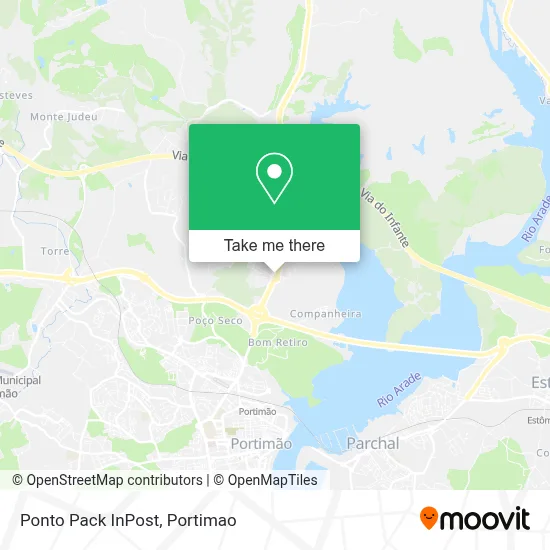 Ponto Pack InPost map