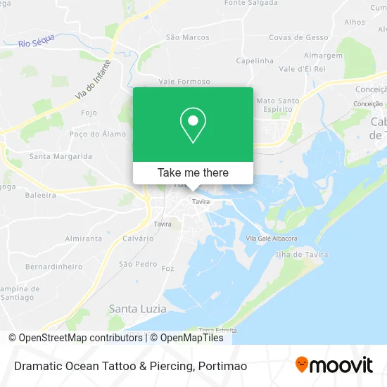 Dramatic Ocean Tattoo & Piercing map