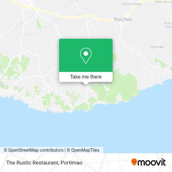 The Rustic Restaurant map