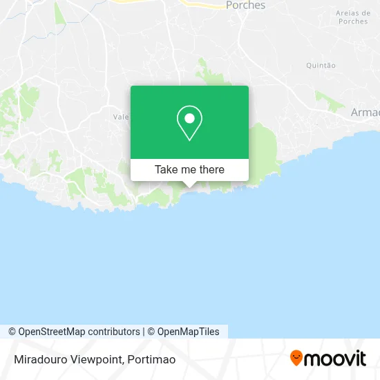 Miradouro Viewpoint map
