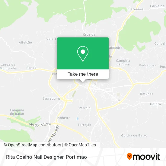 Rita Coelho Nail Designer map