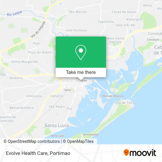 Evolve Health Care map