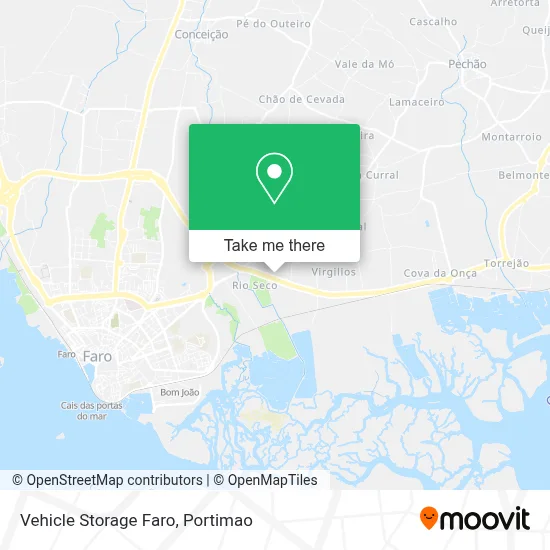 Vehicle Storage Faro map