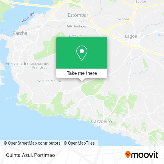 Quinta Azul map