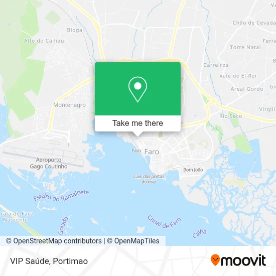 VIP Saúde map