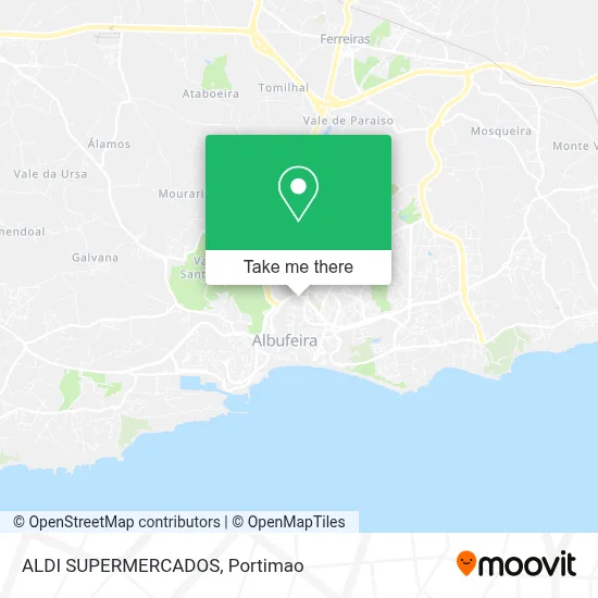 ALDI SUPERMERCADOS map