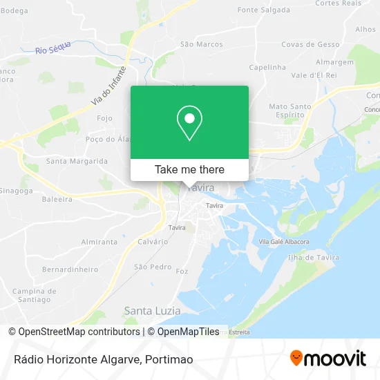 Rádio Horizonte Algarve map