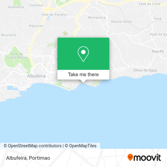 Albufeira map