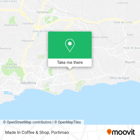 Made In Coffee & Shop map