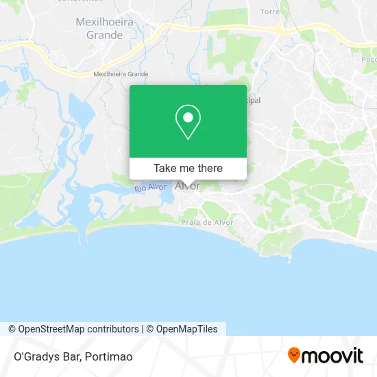 O'Gradys Bar map