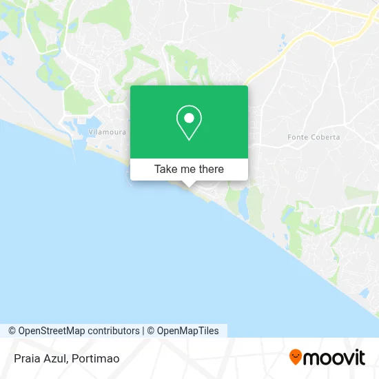 Praia Azul map