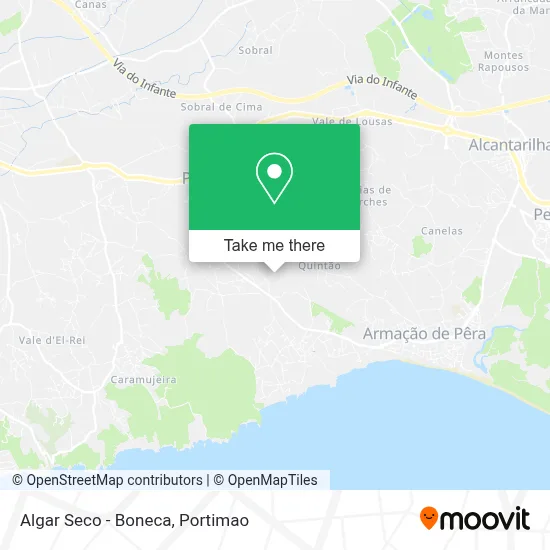 Algar Seco - Boneca map