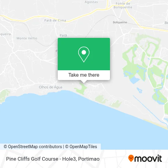 Pine Cliffs Golf Course - Hole3 map