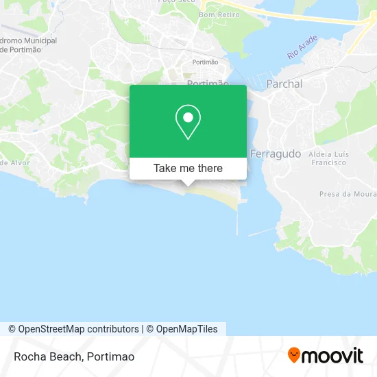 Rocha Beach map