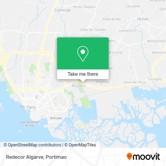 Redecor Algarve map