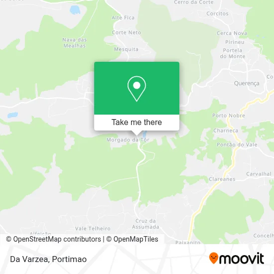 Da Varzea map