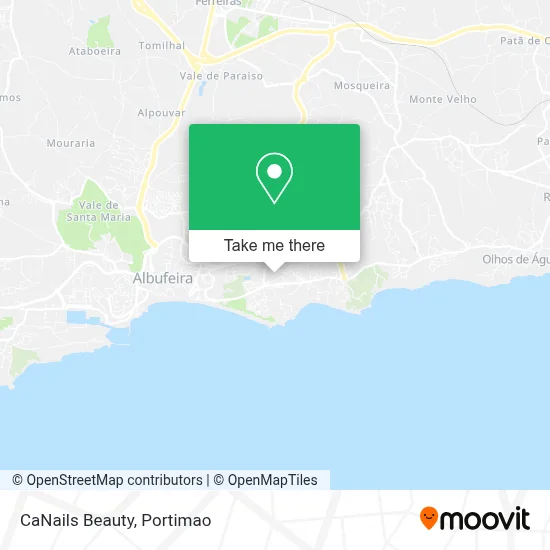 CaNails Beauty map