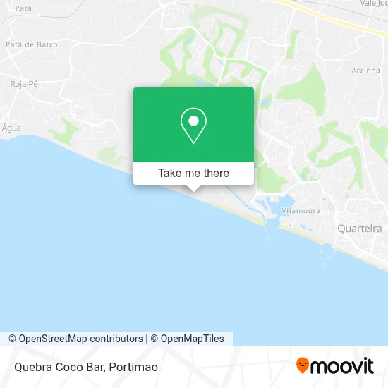 Quebra Coco Bar map