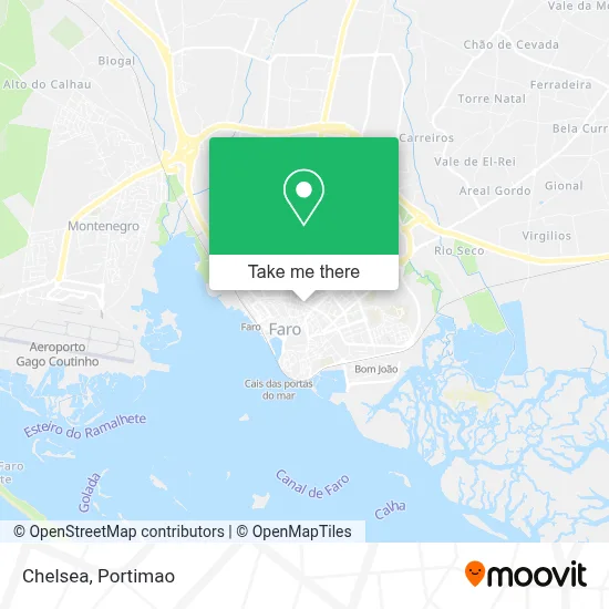 Chelsea map
