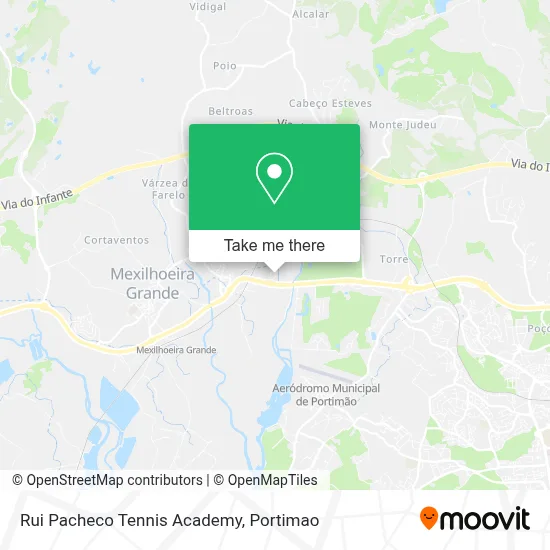 Rui Pacheco Tennis Academy map