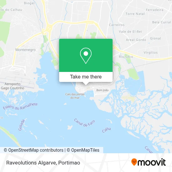 Raveolutions Algarve map
