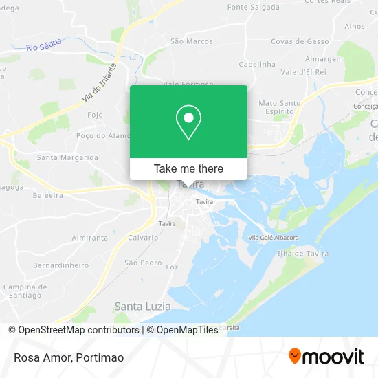 Rosa Amor map