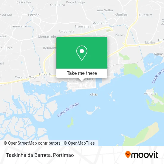 Taskinha da Barreta map