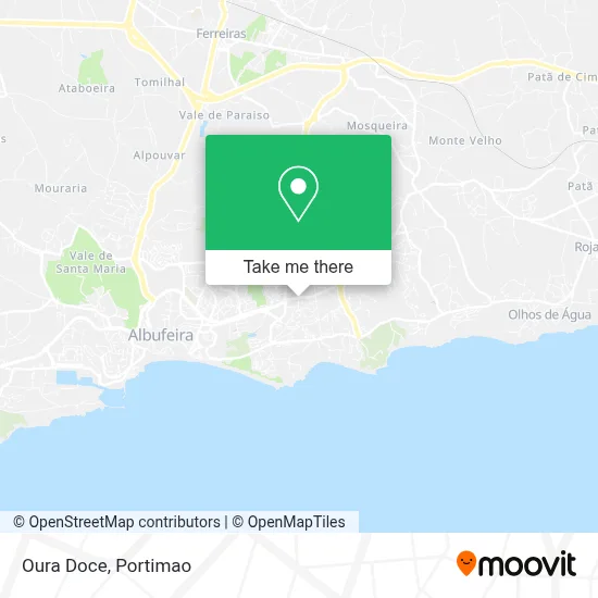Oura Doce map