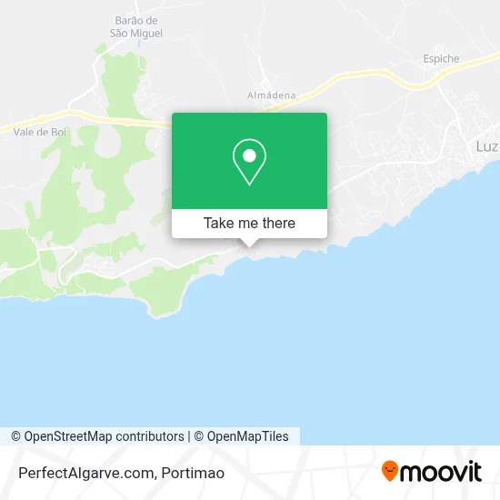 PerfectAlgarve.com map