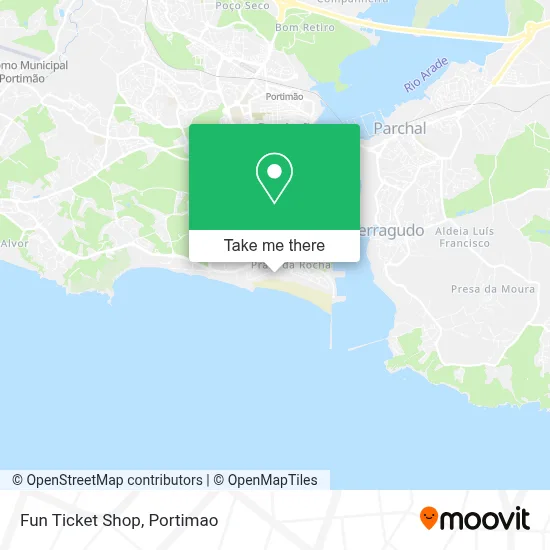 Fun Ticket Shop map