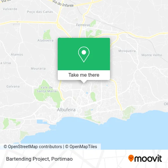 Bartending Project map