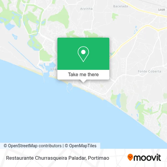 Restaurante Churrasqueira Paladar map
