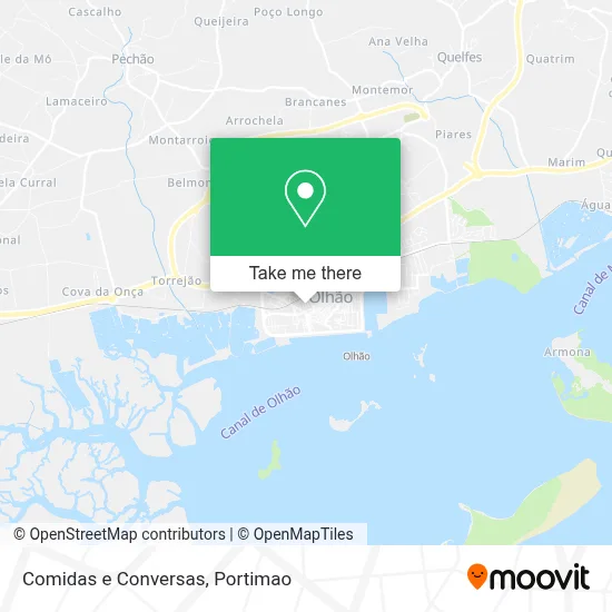 Comidas e Conversas map
