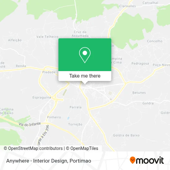 Anywhere - Interior Design map