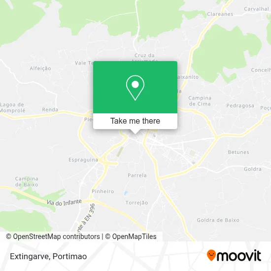 Extingarve map