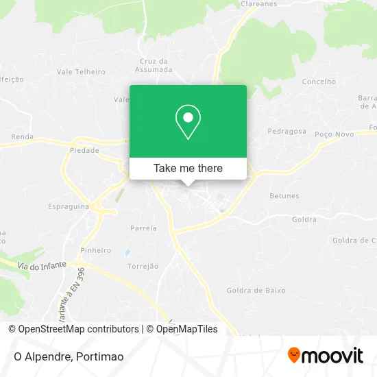 O Alpendre map