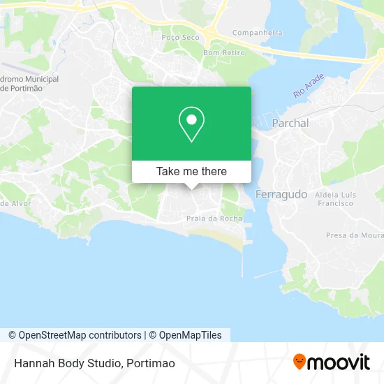 Hannah Body Studio map