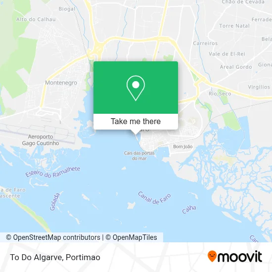 To Do Algarve map