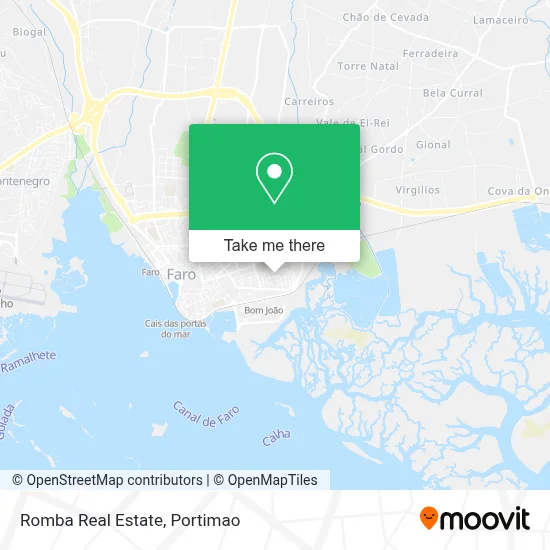 Romba Real Estate map