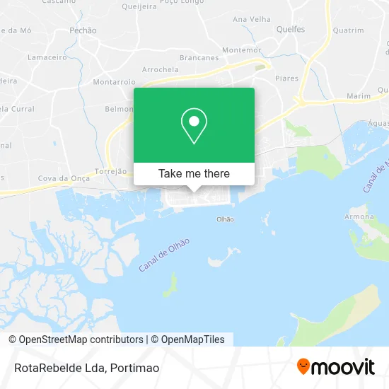 RotaRebelde Lda map