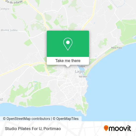 Studio Pilates For U map