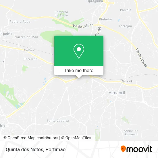 Quinta dos Netos map