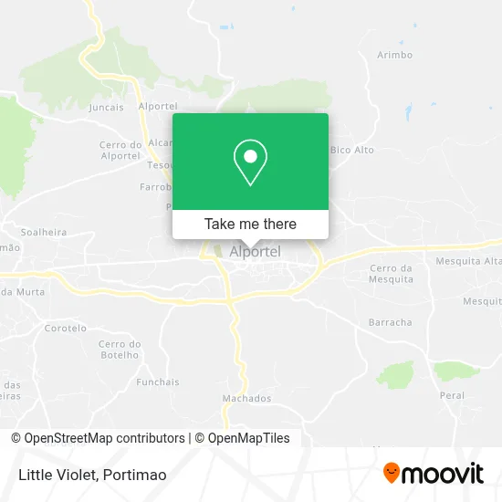 Little Violet map
