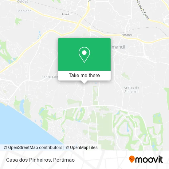 Casa dos Pinheiros map