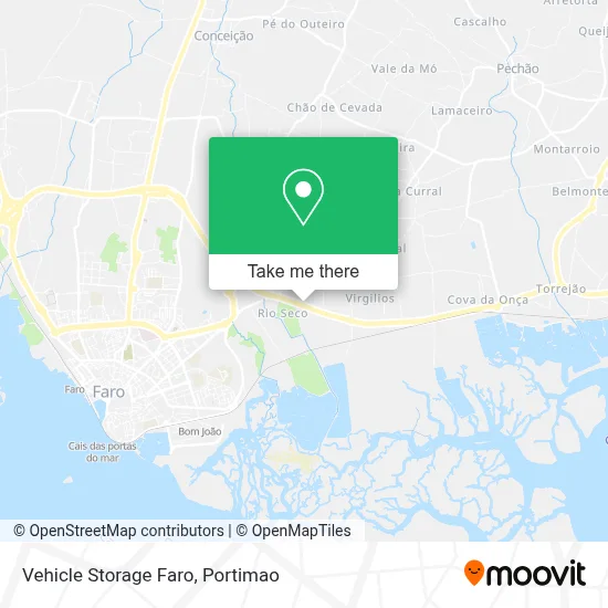 Vehicle Storage Faro map