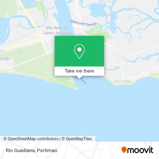 Rio Guadiana map